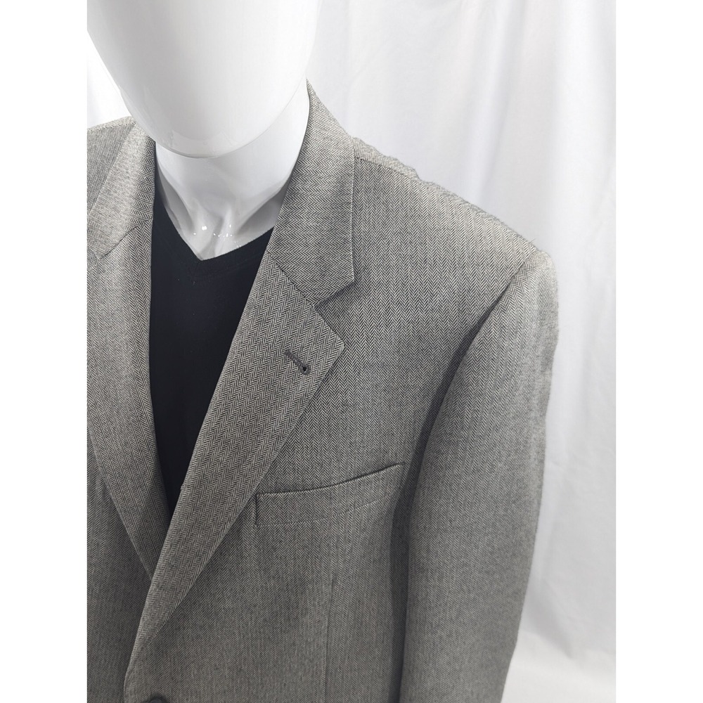 Jos. A. Bank Signature Blazer Sport Coat‎ Suit Jacket Silk LambsWool 44L 48" EUC - Picture 2 of 14